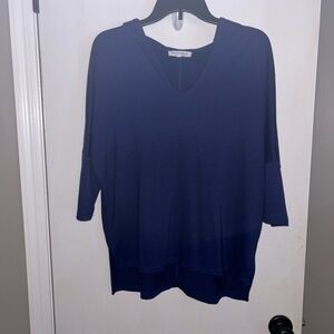 Workshop Republic Clothing Navy V-Neck Sweater